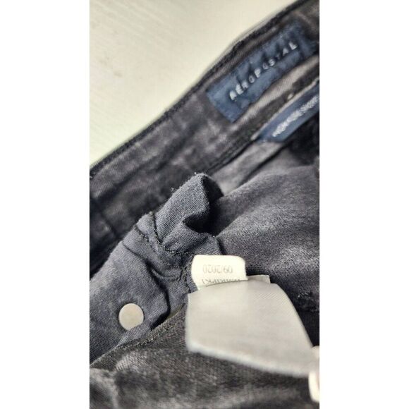 Aeropostale High Rise Distressed Shorts Black Size 0 - Picture 6 of 7